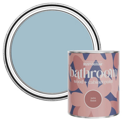 B&Q -  Nan's Best China Satin Bathroom Wood & Cabinet Paint 750Ml