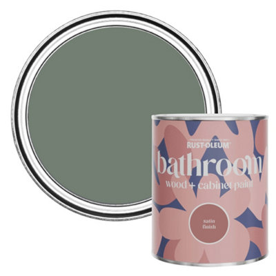B&Q -  Serenity Satin Bathroom Wood & Cabinet Paint 750Ml