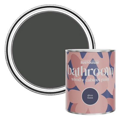 Rust-Oleum After Dinner Gloss Bathroom Wood & Cabinet Paint 750Ml from B&Q