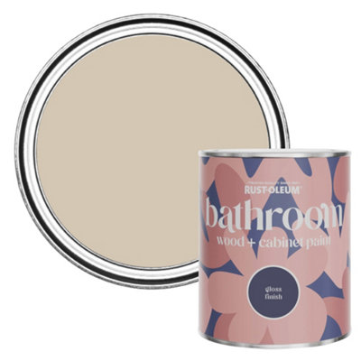 Rust-Oleum Butterscotch Gloss Bathroom Wood & Cabinet Paint 750Ml from B&Q