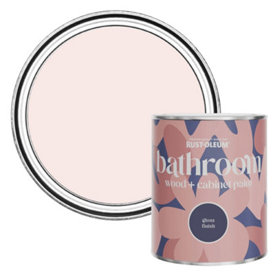 B&Q -  China Rose Gloss Bathroom Wood & Cabinet Paint 750Ml