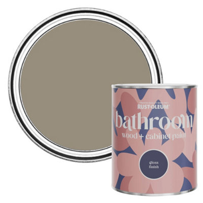 Rust-Oleum Cocoa Gloss Bathroom Wood & Cabinet Paint 750Ml from B&Q