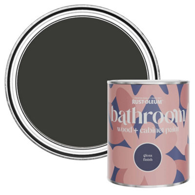B&Q -  Dark Magic Gloss Bathroom Wood & Cabinet Paint 750Ml