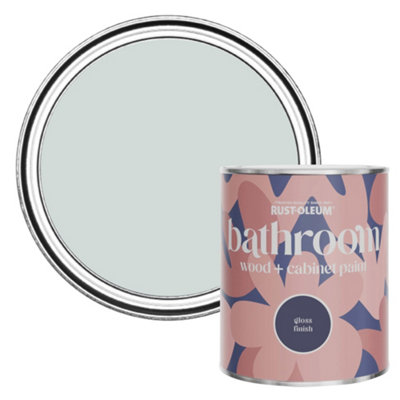 Rust-Oleum Dove Gloss Bathroom Wood & Cabinet Paint 750Ml from B&Q