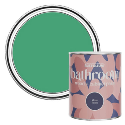 B&Q -  Emerald Gloss Bathroom Wood & Cabinet Paint 750Ml