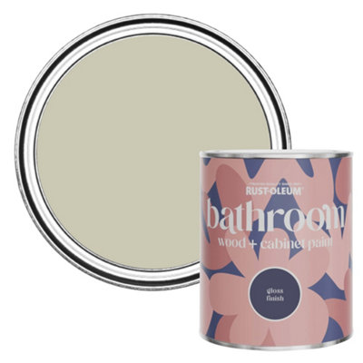 Rust-Oleum Half Light Gloss Bathroom Wood & Cabinet Paint 750Ml from B&Q