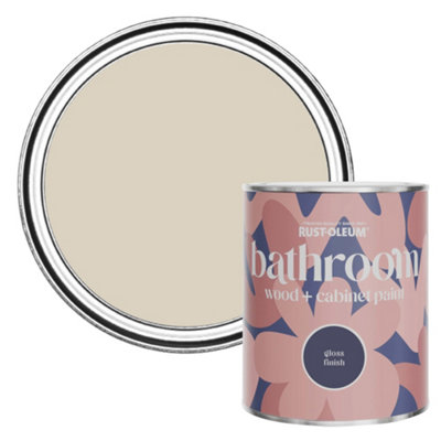 B&Q -  Hessian Gloss Bathroom Wood & Cabinet Paint 750Ml