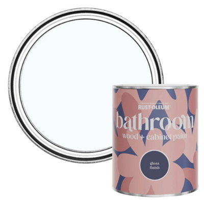Rust-Oleum Icecap Gloss Bathroom Wood & Cabinet Paint 750Ml from B&Q