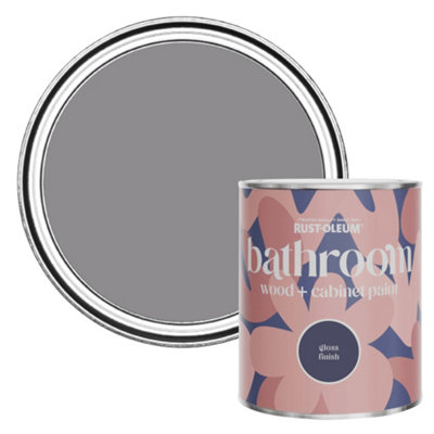 Rust-Oleum Iris Gloss Bathroom Wood & Cabinet Paint 750Ml from B&Q