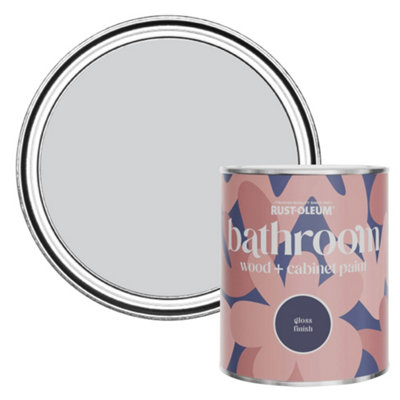 Rust-Oleum Lilac Rhapsody Gloss Bathroom Wood & Cabinet Paint 750Ml from B&Q