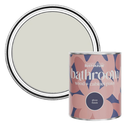 B&Q -  Mocha Gloss Bathroom Wood & Cabinet Paint 750Ml