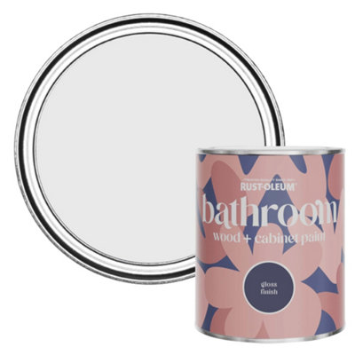 Rust-Oleum Monaco Mist Gloss Bathroom Wood & Cabinet Paint 750Ml from B&Q