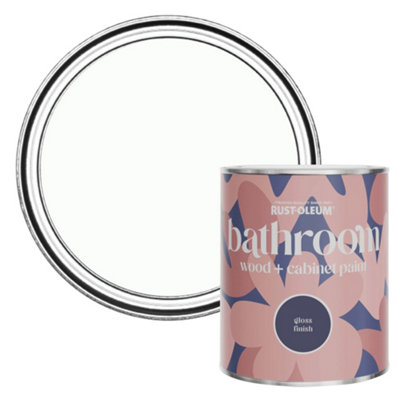 B&Q -  Moonstone Gloss Bathroom Wood & Cabinet Paint 750Ml
