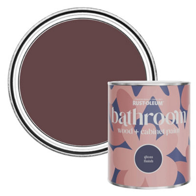 Rust-Oleum Mulberry Street Gloss Bathroom Wood & Cabinet Paint 750Ml from B&Q