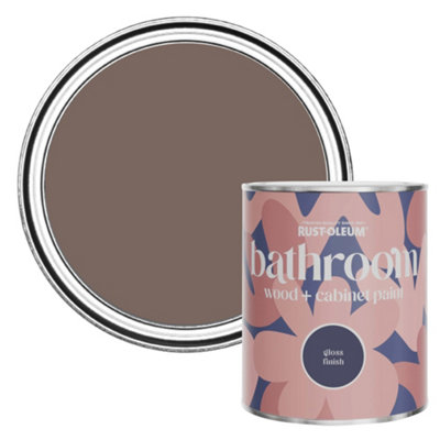 Rust-Oleum River's Edge Gloss Bathroom Wood & Cabinet Paint 750Ml from B&Q