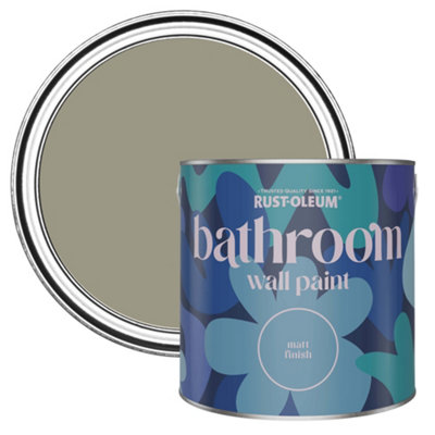 B&Q -  Grounded Matt Bathroom Wall & Ceiling Paint 2.5L