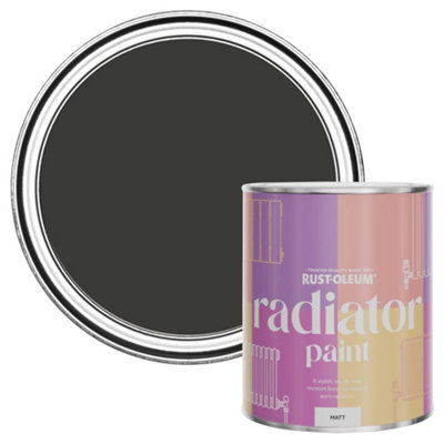 B&Q -  Dark Magic Matt Radiator Paint 750Ml