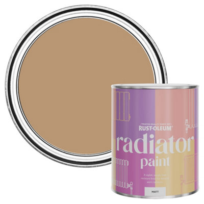 Rust-Oleum Fired Clay Matt Radiator Paint 750Ml from B&Q