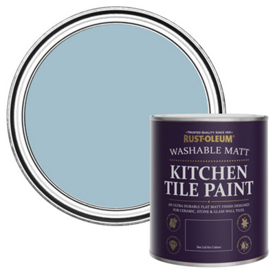 B&Q -  Nan's Best China Matt Kitchen Tile Paint 750Ml
