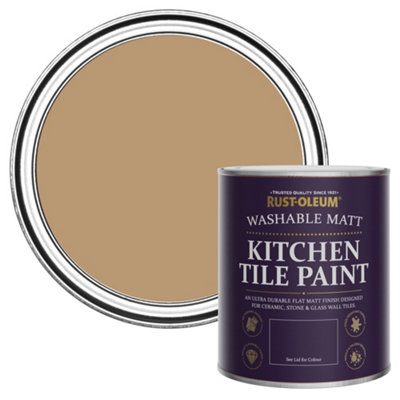 Rust-Oleum Fired Clay Matt Kitchen Tile Paint 750Ml from B&Q