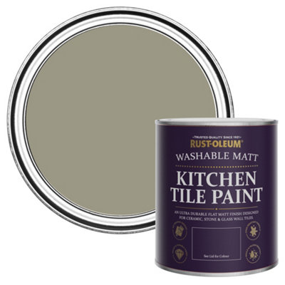 B&Q -  Grounded Matt Kitchen Tile Paint 750Ml