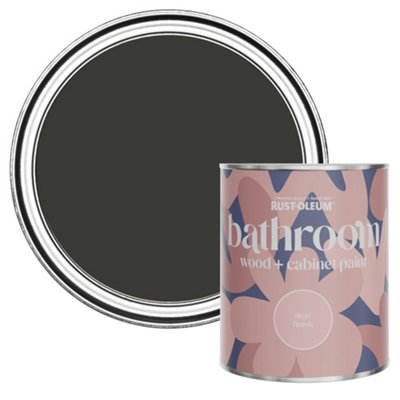 B&Q -  Dark Magic Matt Bathroom Wood & Cabinet Paint 750Ml