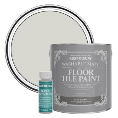 Rust-Oleum Bare Birch Washable Matt Floor Tile Paint 2.5L from B&Q