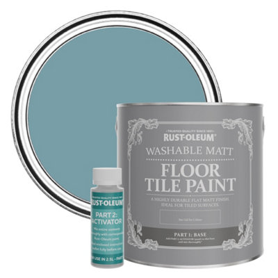 Rust-Oleum Pacific State Washable Matt Floor Tile Paint 2.5L from B&Q