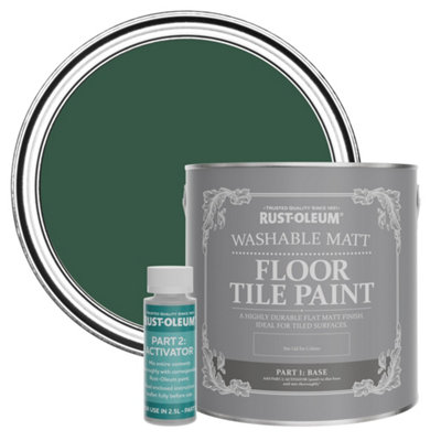 Rust-Oleum The Pinewoods Washable Matt Floor Tile Paint 2.5L from B&Q