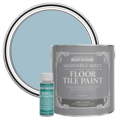 B&Q -  Nan's Best China Washable Matt Floor Tile Paint 2.5L