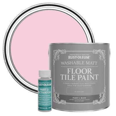 B&Q -  My Husband Said No Washable Matt Floor Tile Paint 2.5L