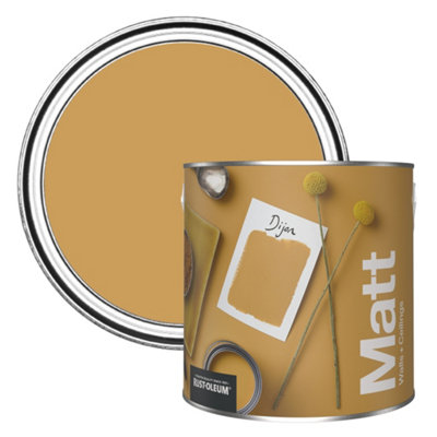 Rust-Oleum Washable Matt Wall PaintDijon 2.5L from B&Q