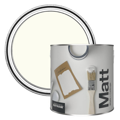 Rust-Oleum Washable Matt Wall PaintPorcelain 2.5L from B&Q