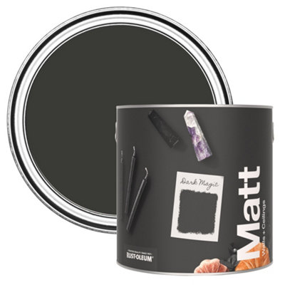 B&Q -  Washable Matt Wall PaintDark Magic 2.5L