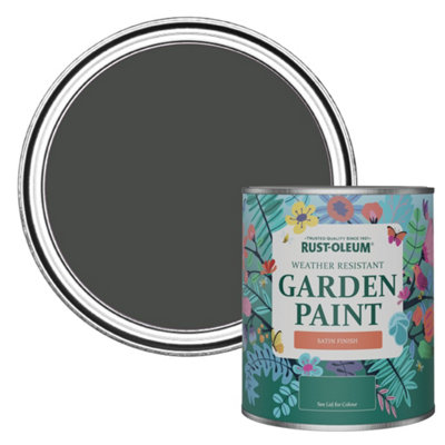 Rust-Oleum After Dinner Satin Garden Paint 750Ml from B&Q
