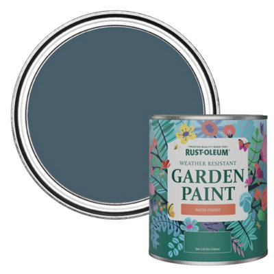 B&Q -  Blueprint Satin Garden Paint 750Ml