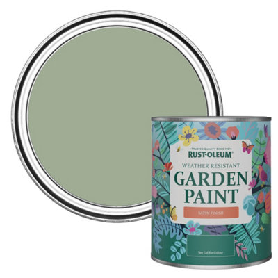 B&Q -  Bramwell Satin Garden Paint 750Ml