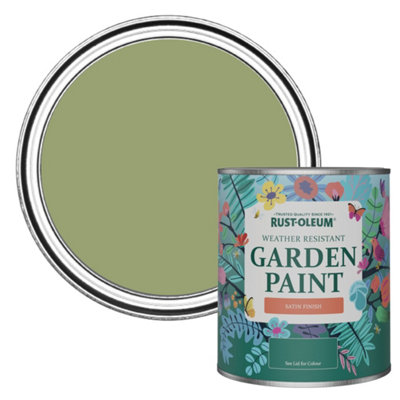 Rust-Oleum Familiar Ground Satin Garden Paint 750Ml from B&Q