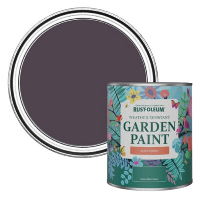 Rust-Oleum Grape Soda Satin Garden Paint 750Ml from B&Q
