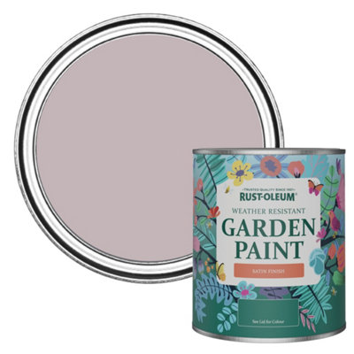 Rust-Oleum Lilac Wine Satin Garden Paint 750Ml from B&Q