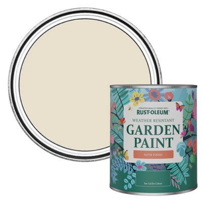 Rust-Oleum Longsands Satin Garden Paint 750Ml from B&Q