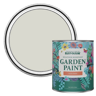 Rust-Oleum Mocha Satin Garden Paint 750Ml from B&Q