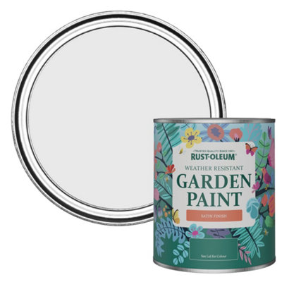 Rust-Oleum Monaco Mist Satin Garden Paint 750Ml from B&Q