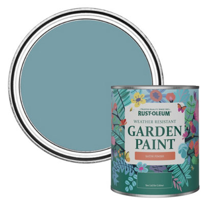 Rust-Oleum Pacific State Satin Garden Paint 750Ml from B&Q