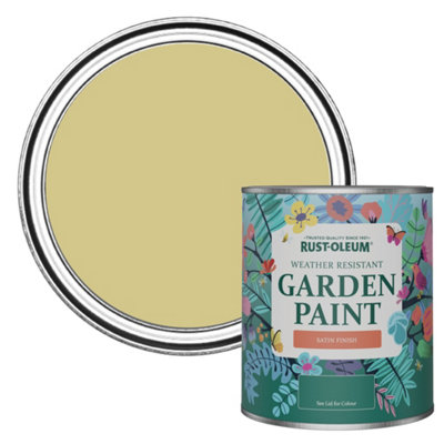 Rust-Oleum Wasabi Satin Garden Paint 750Ml from B&Q
