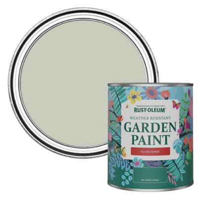 Rust-Oleum Aloe Gloss Garden Paint 750Ml from B&Q