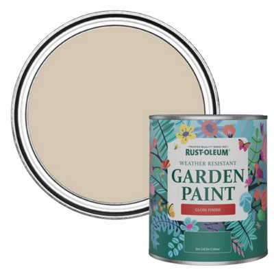 Rust-Oleum Butterscotch Gloss Garden Paint 750Ml from B&Q