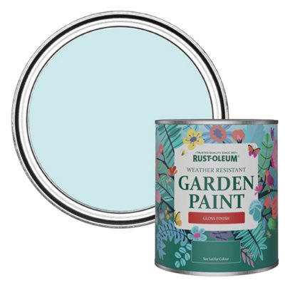 Rust-Oleum Duck Egg Gloss Garden Paint 750Ml from B&Q