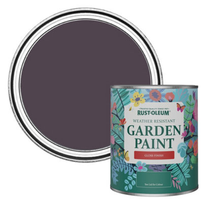 Rust-Oleum Grape Soda Gloss Garden Paint 750Ml from B&Q