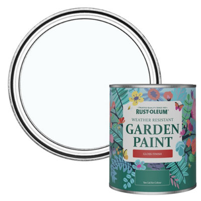 Rust-Oleum Icecap Gloss Garden Paint 750Ml from B&Q